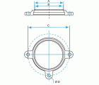 Base giratoria para tornillo de banco KANEX